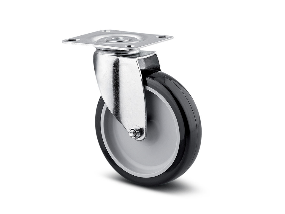 Roulette de meuble pivotante 1470 bande souple O 75mm