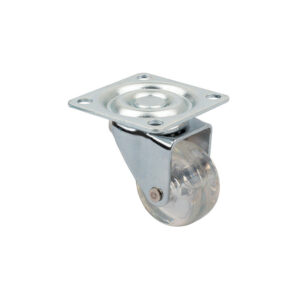 Roulette de meuble TOP-E O 35mm transparent sans frein