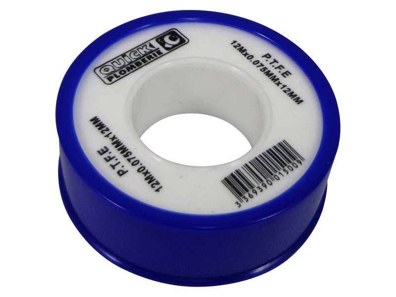 Ruban téflon 12 mm x 0,075 mm x 12 mm