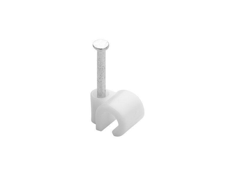 Sachet de 25 attache-fils, Diam. De 4 à 7 mm, L.9 mm, blanc
