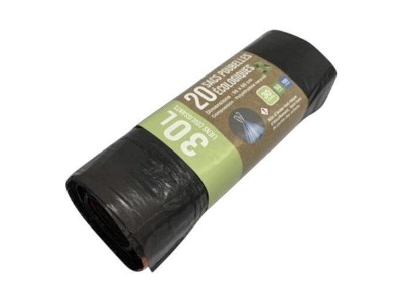 Sacs-poubelle 30 l noir