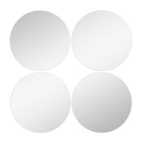 Set de 4 miroirs ronds diam. 10 cm