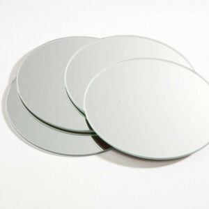 Set de 4 miroirs ronds diamètre 15cm
