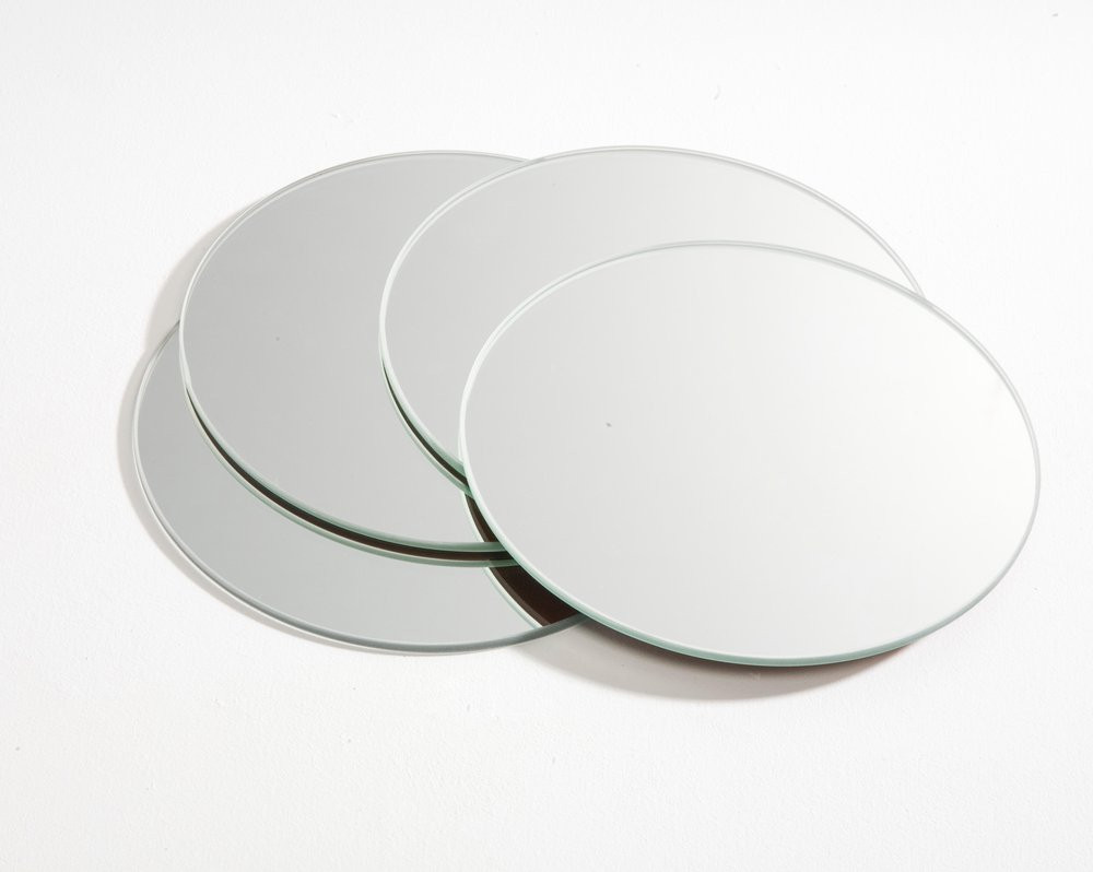 Set de 4 miroirs ronds diamètre 15cm