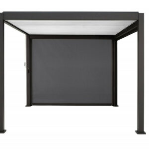 Store déroulant gris anthracite 2.79 x 2.36 pour pergola Prima 4x3