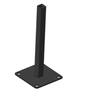Support à visser Sup/x-0797 anthracite, l.10 x H.35 cm