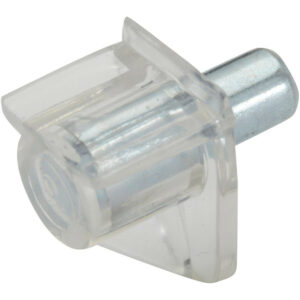 Taquet à enfoncer acier recouvert plastique translucide diamètre 5mm x 8