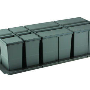 Trieur à déchets 9XL Systeme 1000mm 2x26l+2x11l gris