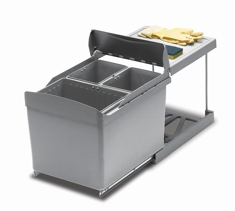 Trieur à déchets Linea 517 450mm 1x16l+2x7,5l