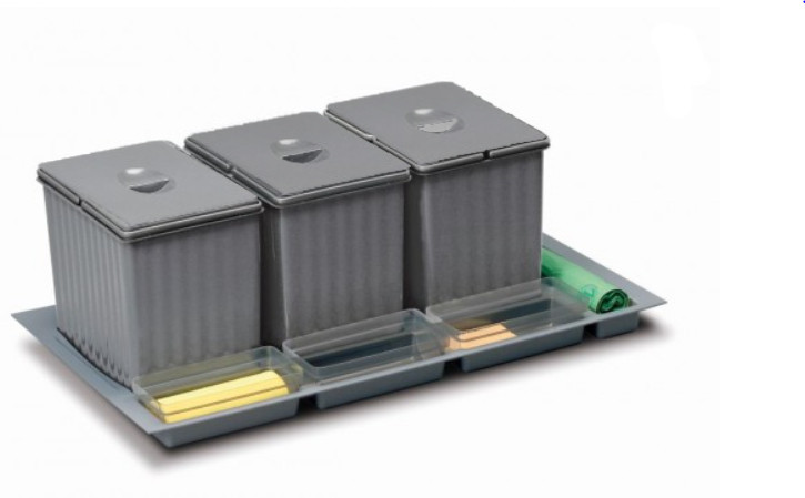 Trieur à déchets Sistema 902/3 900mm 3x16l