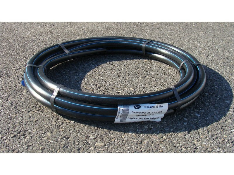 Tube D'Alimentation Polyéthylène, Diam.19 X 25 Mm, En Couronne De 10 M