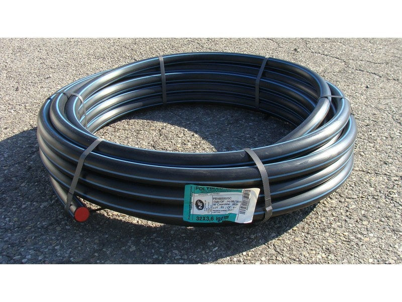 Tube D'Alimentation Polyéthylène, Diam.24.8 X 32 Mm, En Couronne De 25 M