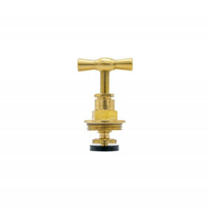 Valve décorative, MyTube, diam.1,9 cm dorée