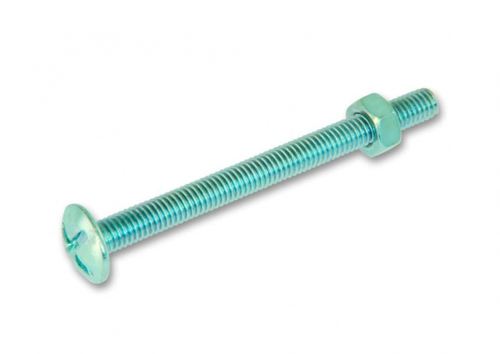 Vis métal acier tête ronde, Ø6 x L.40 mm, vente au poids