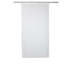 Vitrage tamisant Cleo blanc l. 80 x H. 160 cm