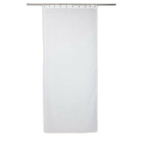 Vitrage tamisant Cleo blanc l. 90 x H. 210 cm