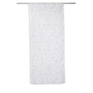 Vitrage tamisant Empreinte blanc l. 90 x H. 210 cm