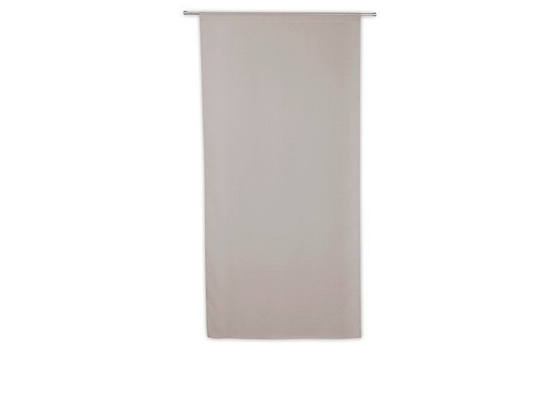 Vitrage tamisant Leo gris poivre l. 80 x H. 160 cm