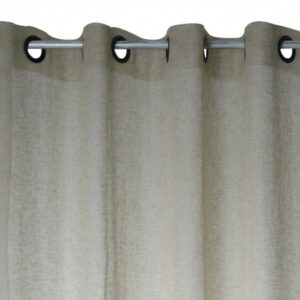 Voilage tamisant, Kaolin, beige H.240 x l.150 cm
