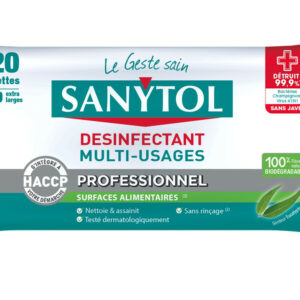 Désinfectant SANYTOL 120 lingettes