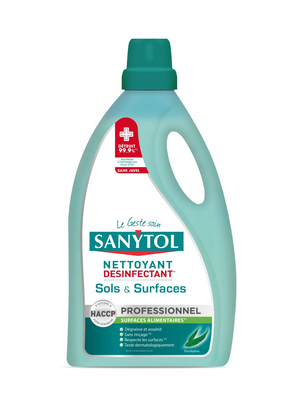 Désinfectant sols et surfaces Professionnel SANYTOL 5 l