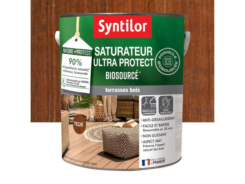 Saturateur Nature protect SYNTILOR, teck, mat 5 l