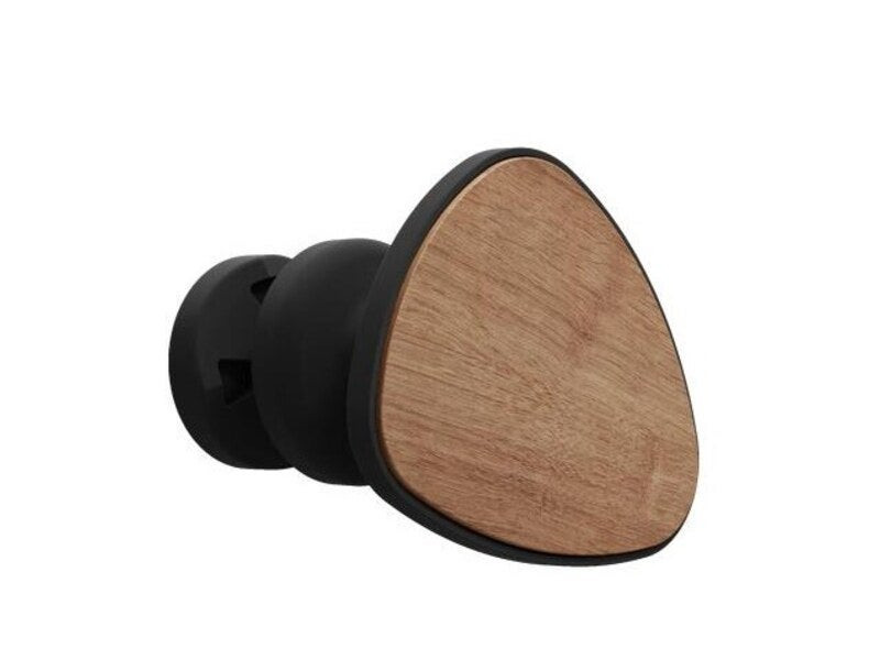 Patère en galet pour sèche-serviettes Sauter - bois anthracite