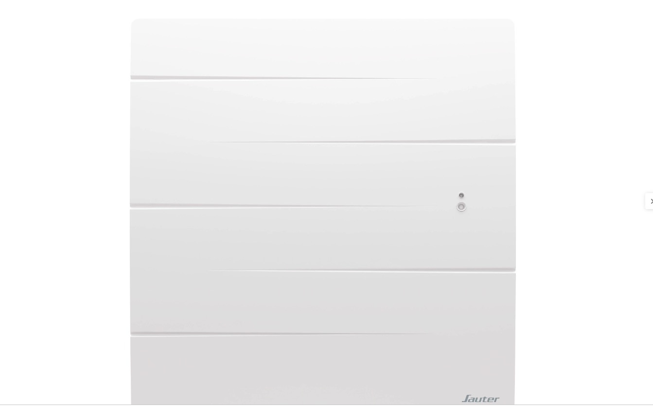 Radiateur électrique à inertie MALAO AUTO horizontal blanc 1000W - connecté