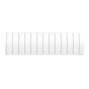 Radiateur électrique connecté IPALA bas 1400W blanc - inertie fluide