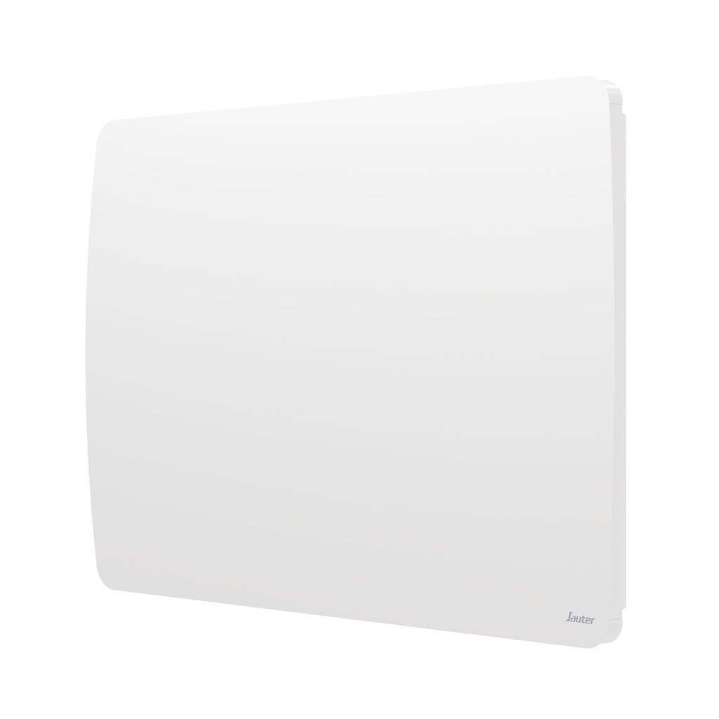 Radiateur électrique connecté - TAHUAL BLANC - Horizontal - 1500 W - Fonte - Programmable - Format chambre