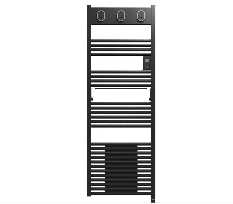 Radiateur sèche-serviettes MARAPI tactile souffllant anthracite 1750W