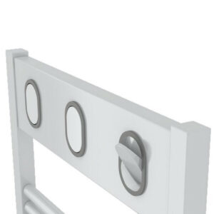 Sèche-serviettes électrique - MARAPI TACTILE BLANC - 750 W - Inertie fluide - Thermostat électronique - Format vertical