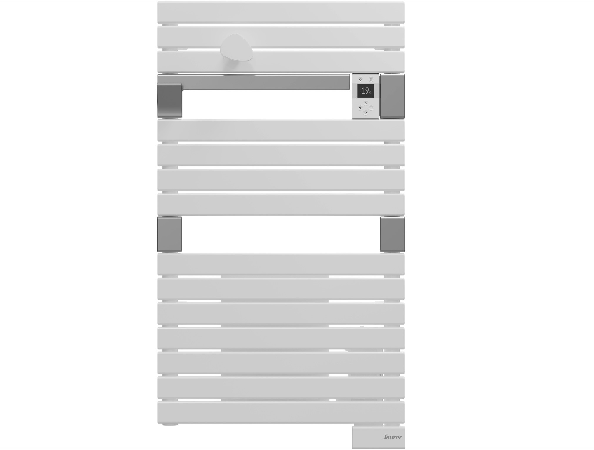 Sèche-serviettes électrique soufflant - ASAMA CONNECTE II - 1500W - H.99.5xl.55 cm - Blanc