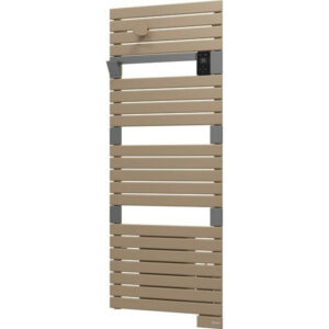 Sèche-serviettes électrique soufflant - ASAMA CONNECTE II - 1750W - h.140.5xl.55 cm - Cappuccino