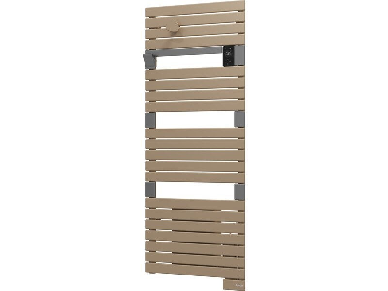 Sèche-serviettes électrique soufflant - ASAMA CONNECTE II - 1750W - h.140.5xl.55 cm - Cappuccino