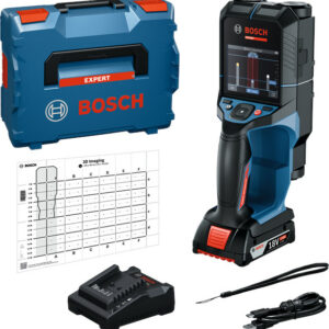 Scanner mural 18 V D-Tect 18V-200-17 C + 1 batterie 2 Ah + chargeur + coffret L-BOXX BOSCH EXPERT 0601081605