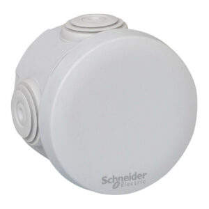 Boîte de dérivation ronde 4 entrées 60x60x40mm Mureva Box, SCHNEIDER ELECTRIC