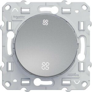 Commande vmc Odace, gris aluminium