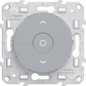 Commande volet roulant Odace, gris aluminium
