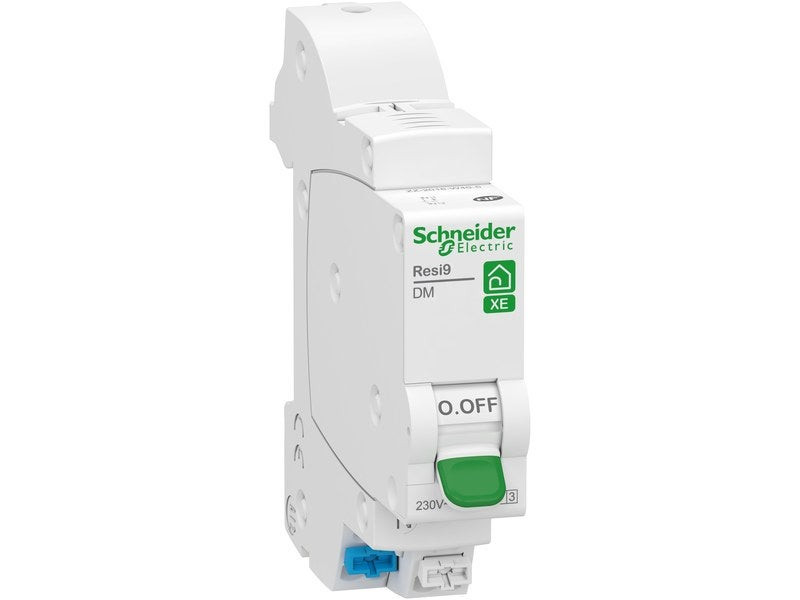 Disjoncteur embrochable courbe C phase + neutre 10A Resi9 XE, SCHNEIDER ELECTRIC
