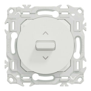 Interrupteur ou poussoir volet roulant Odace, SCHNEIDER ELECTRIC, blanc
