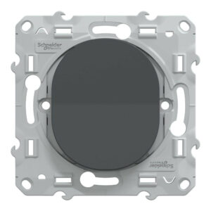 Interrupteur va-et-vient à assembler Ovalis, SCHNEIDER ELECTRIC, anthracite