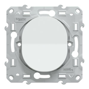 Interrupteur va-et-vient à assembler Ovalis, SCHNEIDER ELECTRIC, blanc