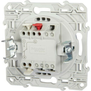 Interrupteur Va-Et-Vient Odace, Gris Aluminium