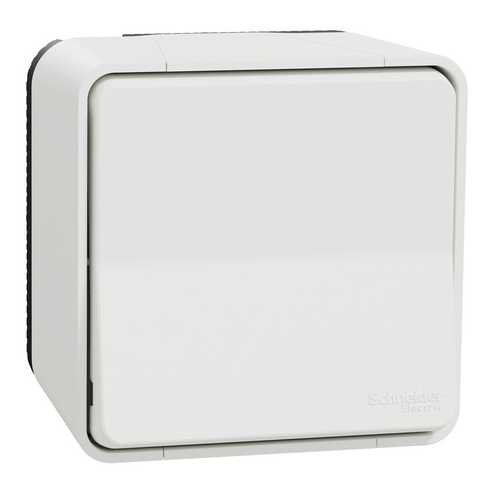 Interrupteur va-et-vient saillie Mureva Styl, SCHNEIDER ELECTRIC, blanc
