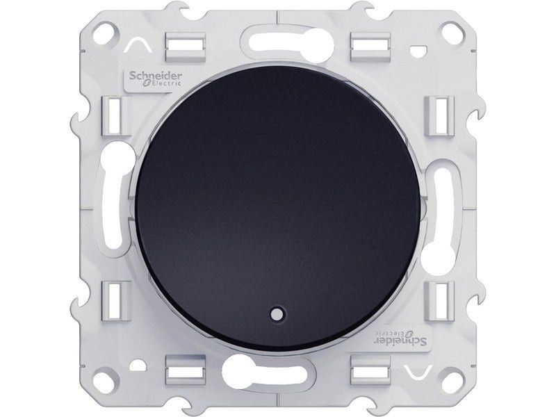 Interrupteur VV, à voyant lumineux Odace, gris anthracite
