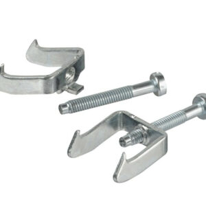 Lot de 2 griffes de fixation Ovalis, SCHNEIDER ELECTRIC, aluminium