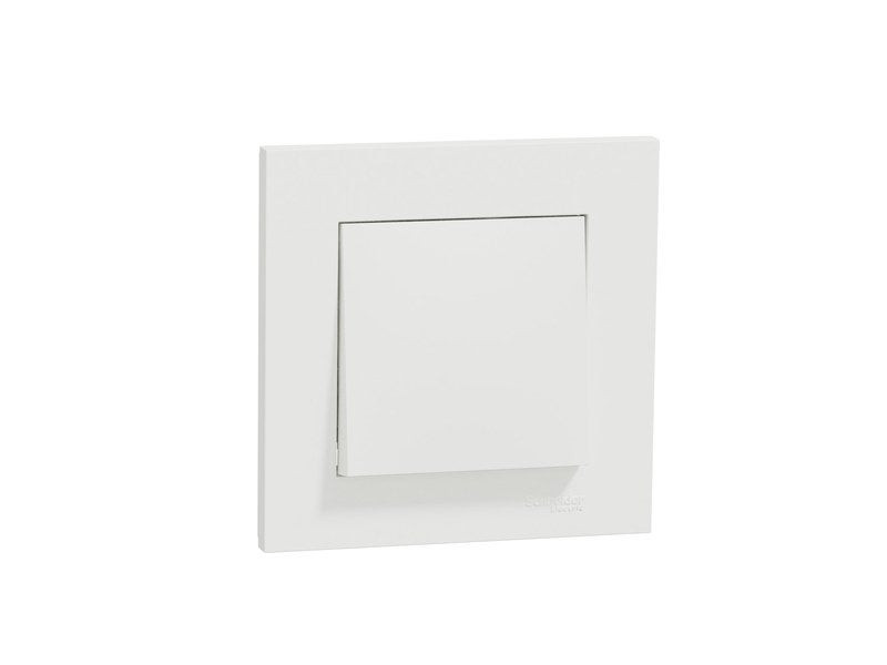 Lot de 5 interrupteurs va-et-vient complet, Miluz, blanc
