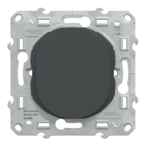 Obturateur à assembler Ovalis, SCHNEIDER ELECTRIC, anthracite