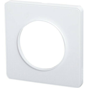 Plaque Simple Odace Touch, Liseré Blanc